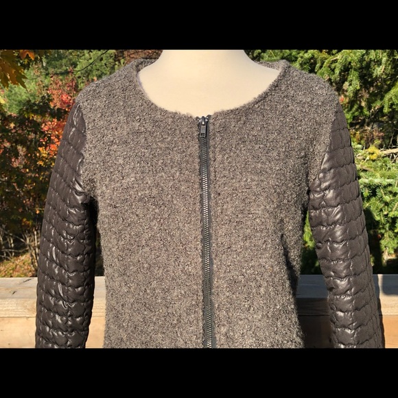 Boiled wool sweater coat size small - Picture 3 of 6